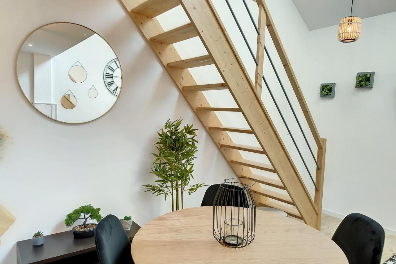 Sublime Appart Renove Duplex Centre Ville 4Pers Wifi Saint-Quentin  Exterior foto